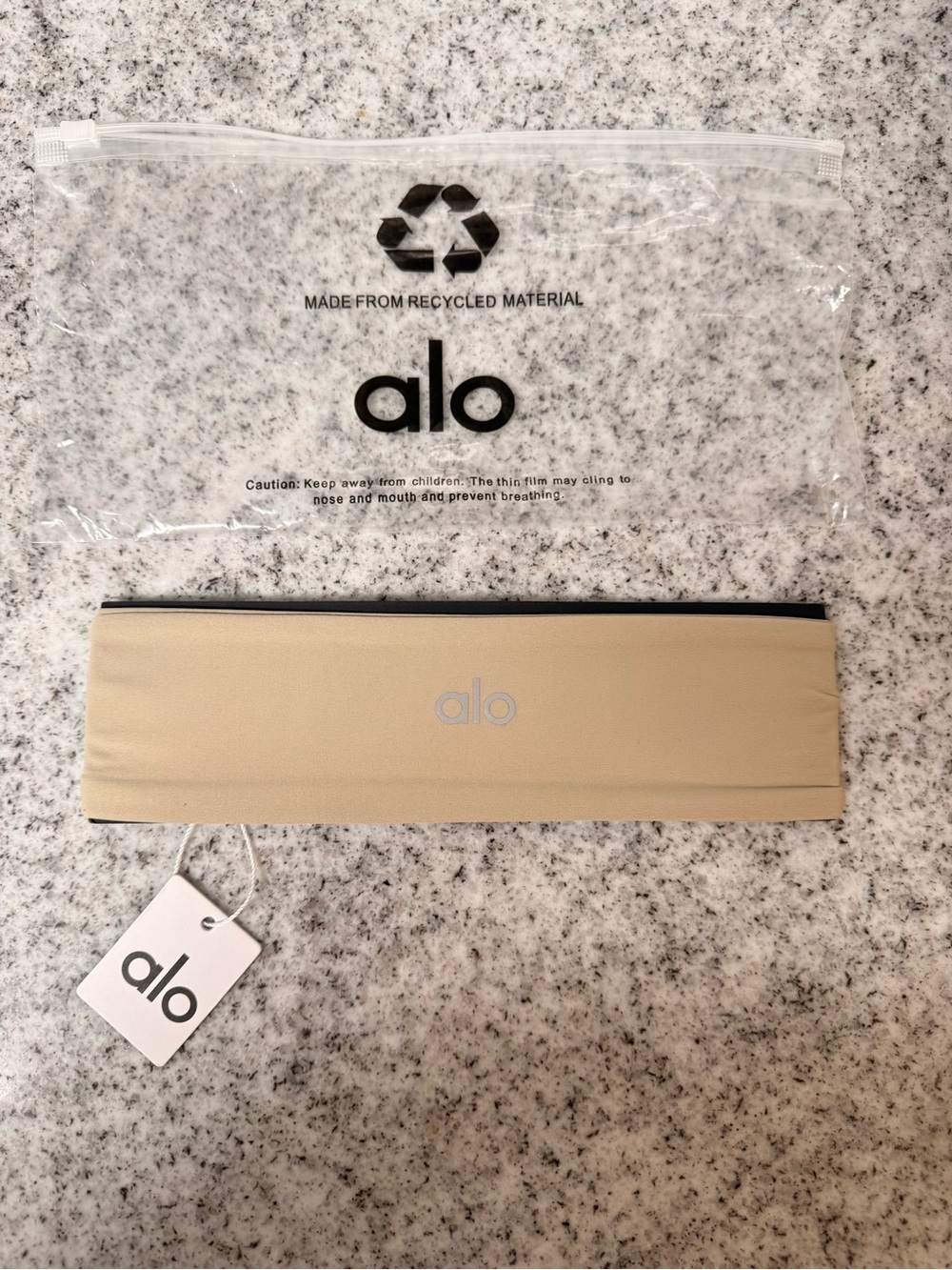 Alo Women’s Beige Sport Headband